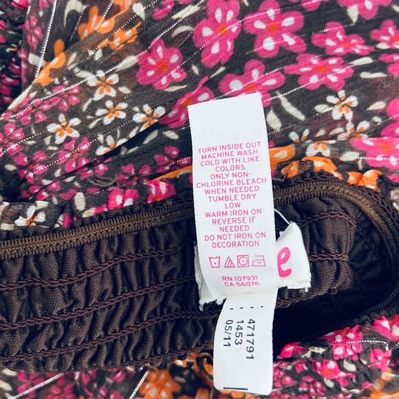 Justice Floral Peasant Hi-Low Skirt - Size 10 - Flowy - Picture 6 of 6